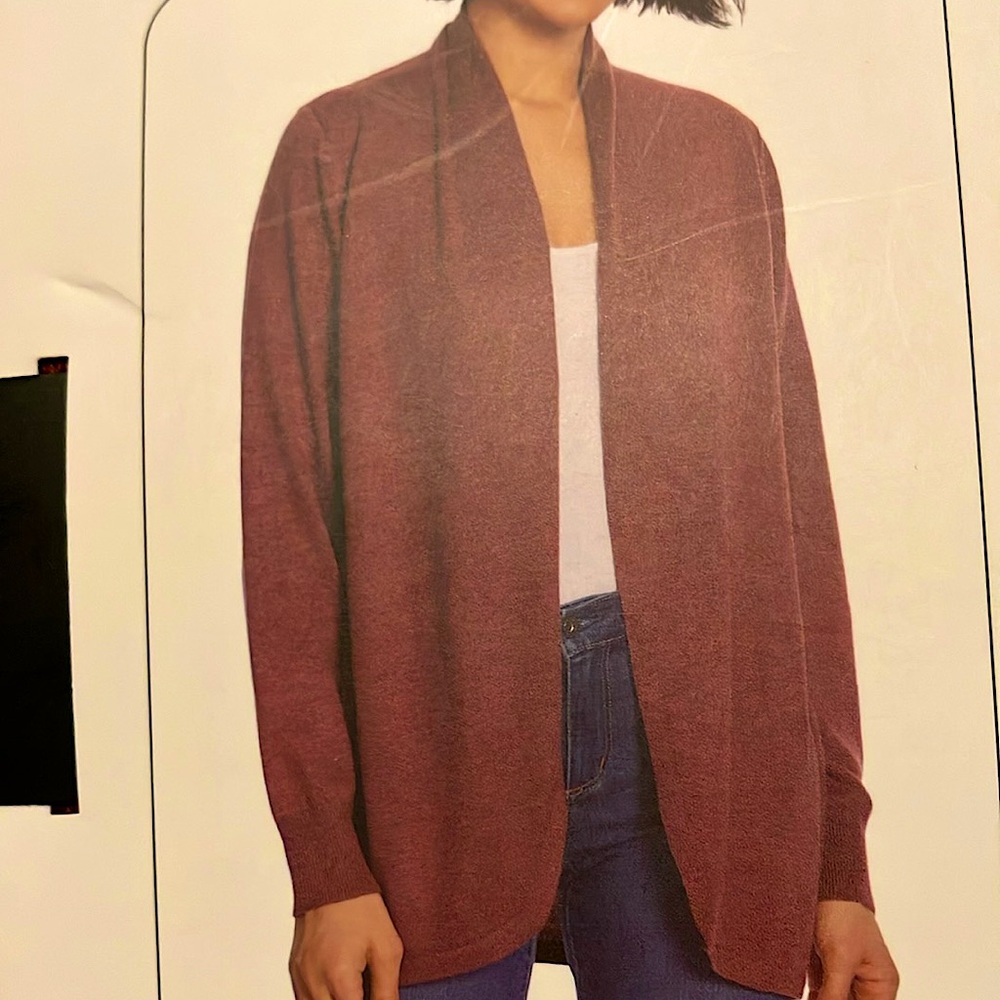 Cozy Burgundy Cardigan